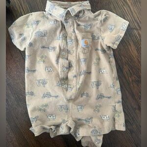 Boys Carhartt Button Outfit